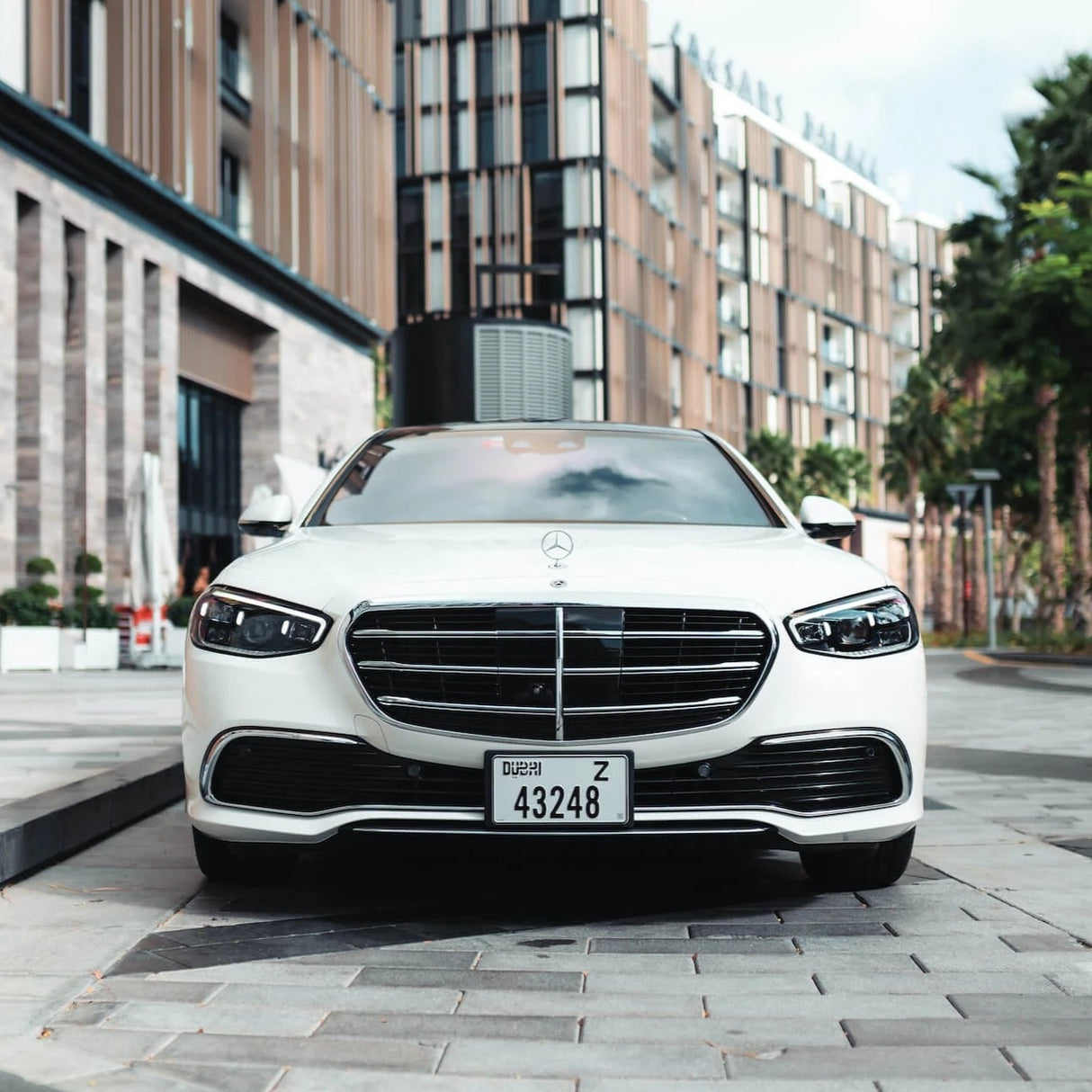 Mercedes S500 White